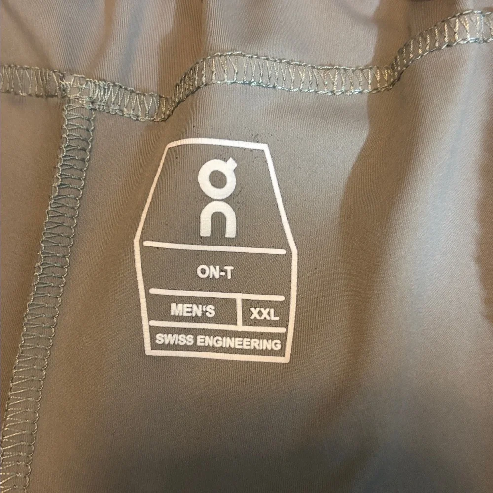 ON Men's Gray Athletic Shorts XXL - Picture 4 of 6